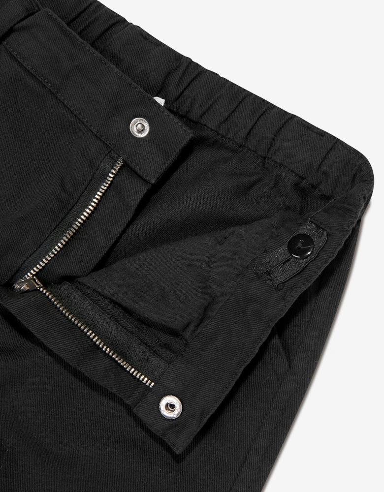 Childsplay Basics Boys Gabardine Cargo Trousers in Black