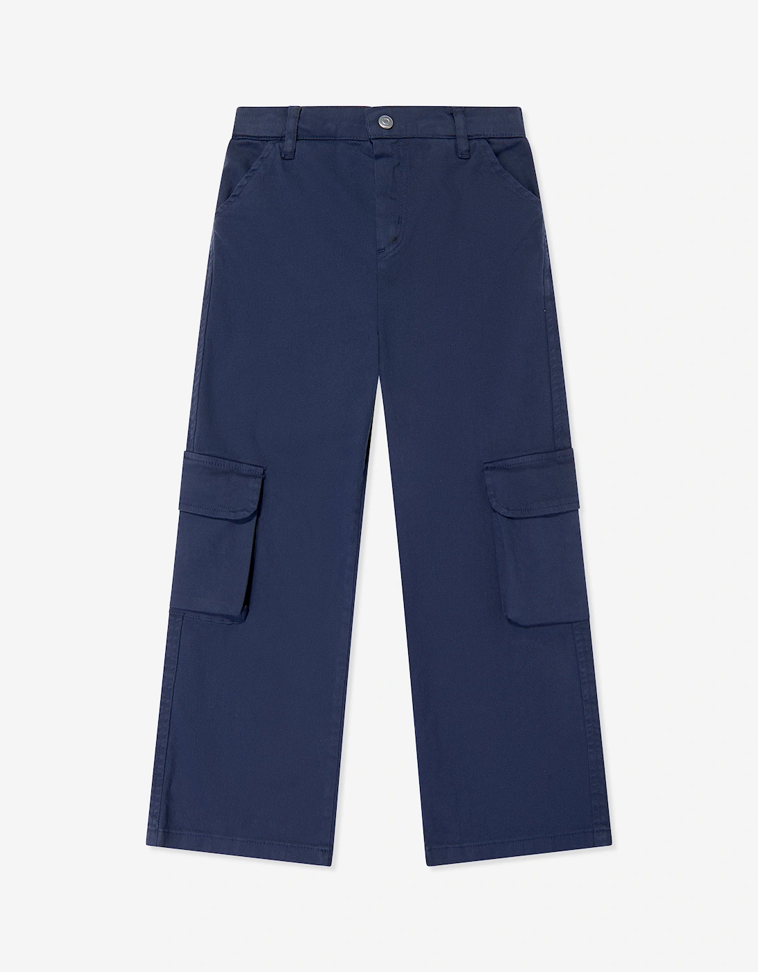 Childsplay Basics Boys Gabardine Cargo Trousers in Navy