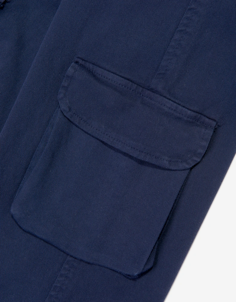 Childsplay Basics Boys Gabardine Cargo Trousers in Navy