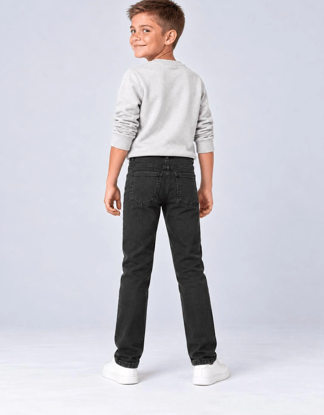 Childsplay Basics Boys Narrow Leg Jeans in Black