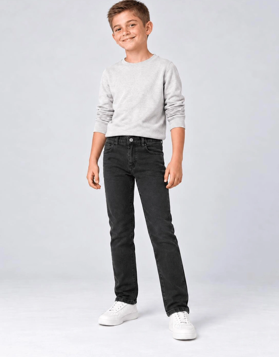 Childsplay Basics Boys Narrow Leg Jeans in Black