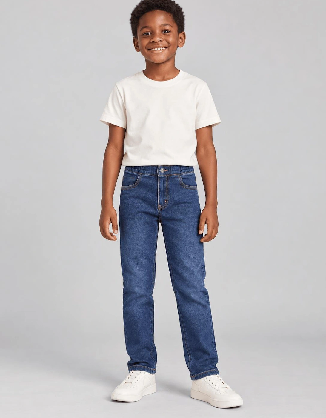 Childsplay Basics Boys Narrow Leg Jeans in Navy