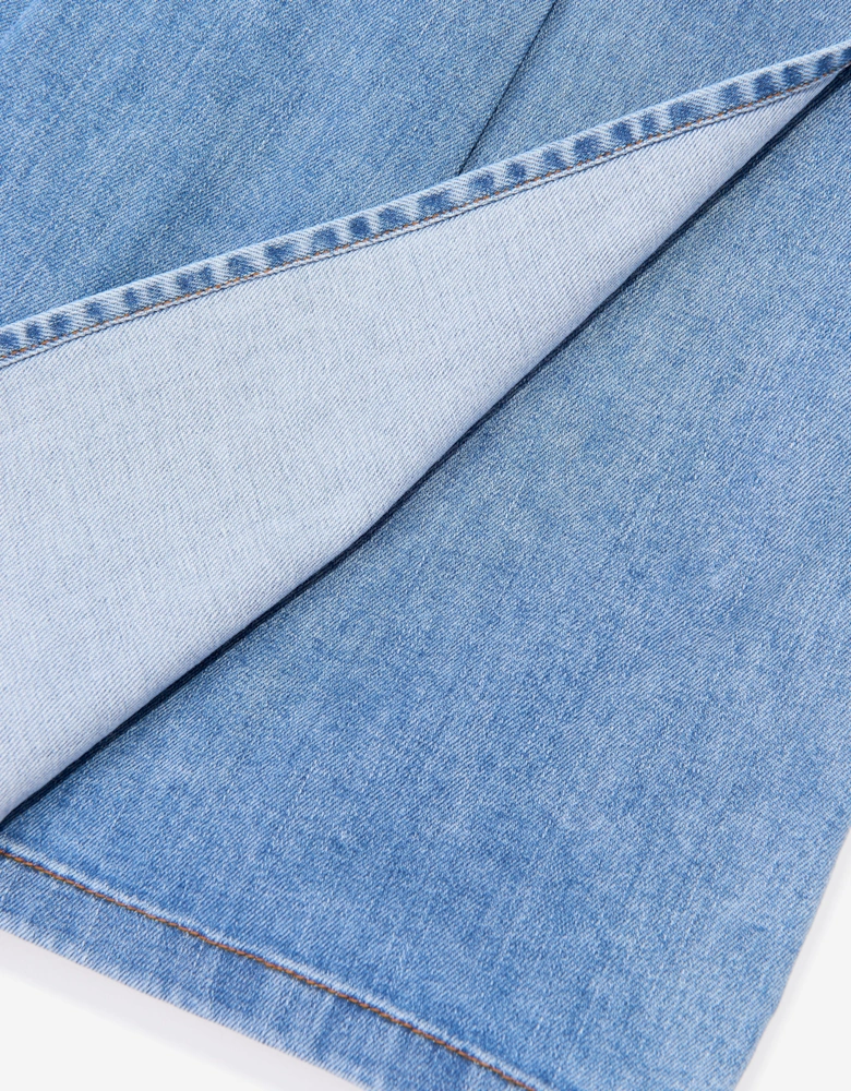 Childsplay Basics Girls Denim Pleated Skort in Blue