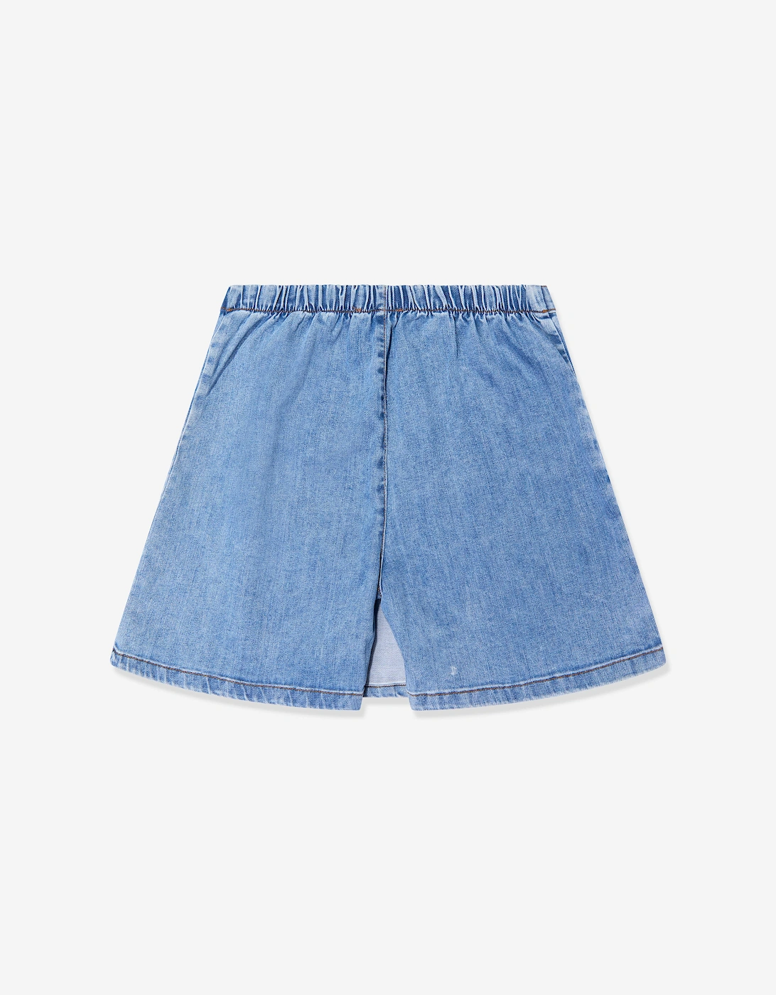 Childsplay Basics Girls Denim Pleated Skort in Blue