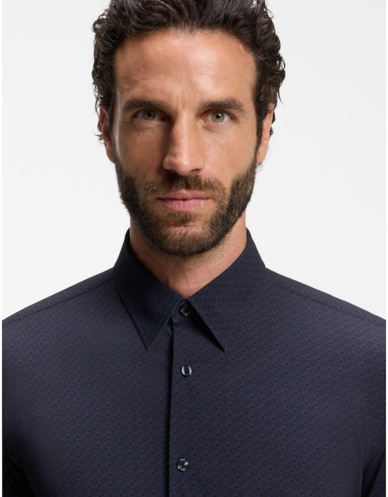 BOSS Black P Roan K F 263 Shirt 404 Dk Blue