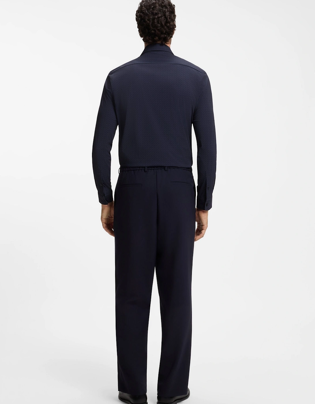 BOSS Black P Roan K F 263 Shirt 404 Dk Blue