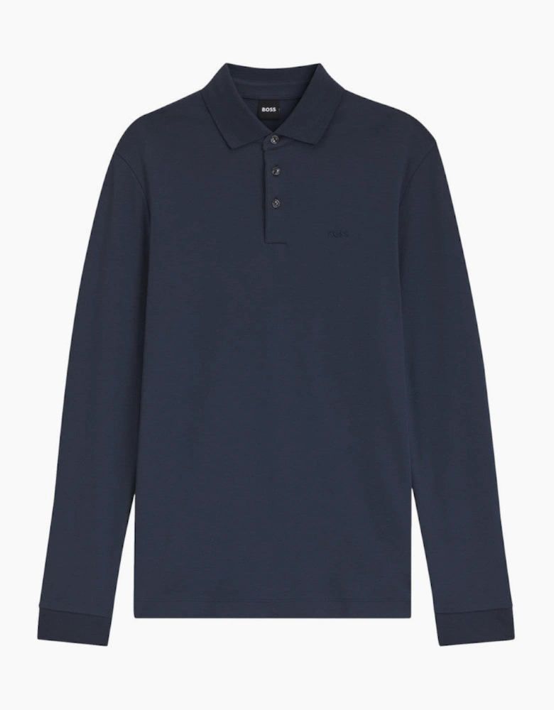 BOSS Black Pado 30 Polo Shirt 479 Open Blue