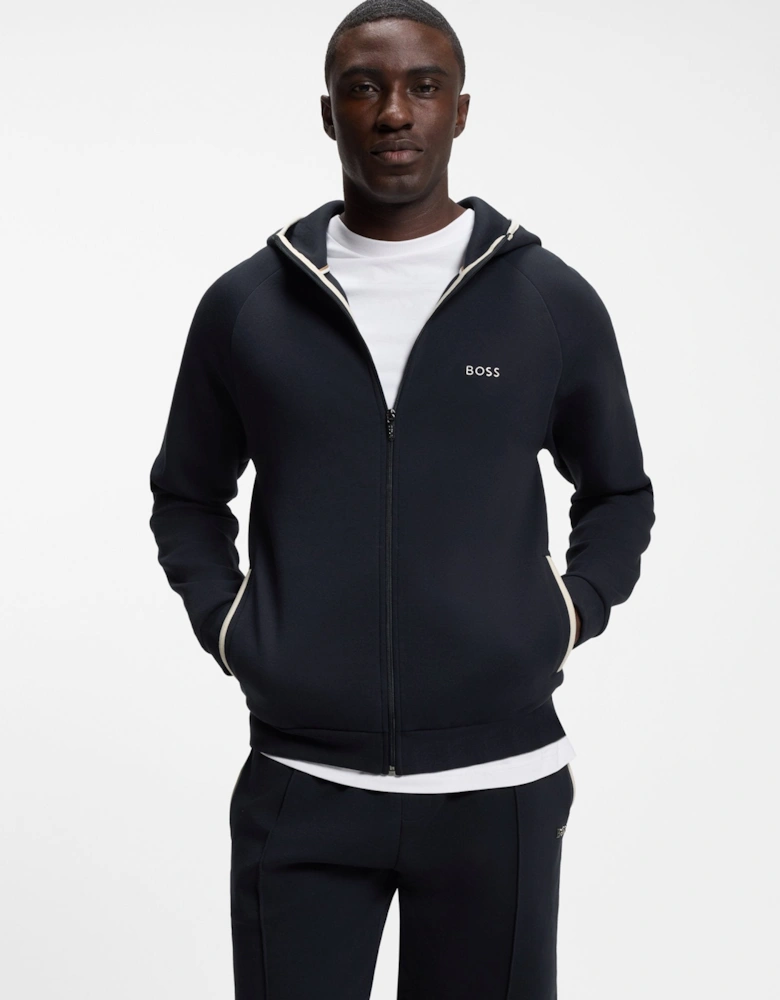 BOSS Black Sense Hooded Jacket 403 Dk Blue