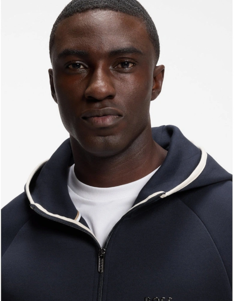 BOSS Black Sense Hooded Jacket 403 Dk Blue