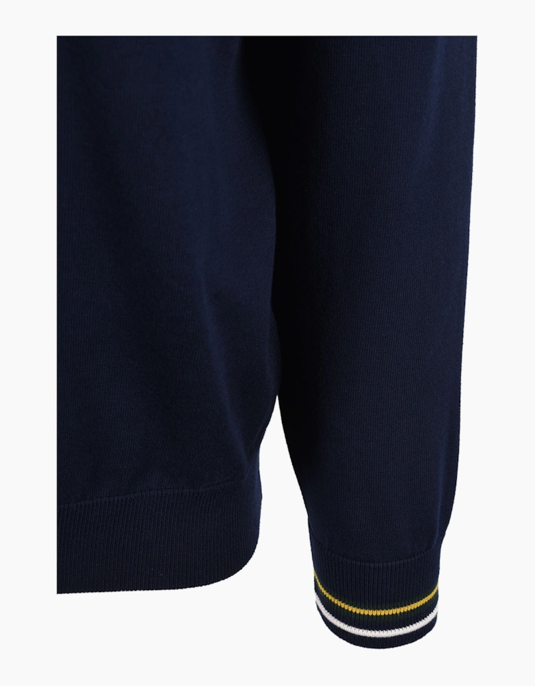 LACOSTE CREW NECK KNITWEAR NAVY
