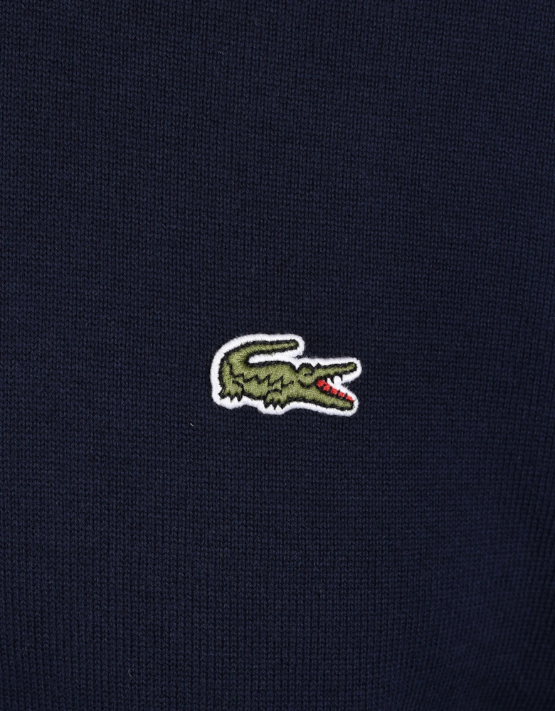 LACOSTE CREW NECK KNITWEAR NAVY