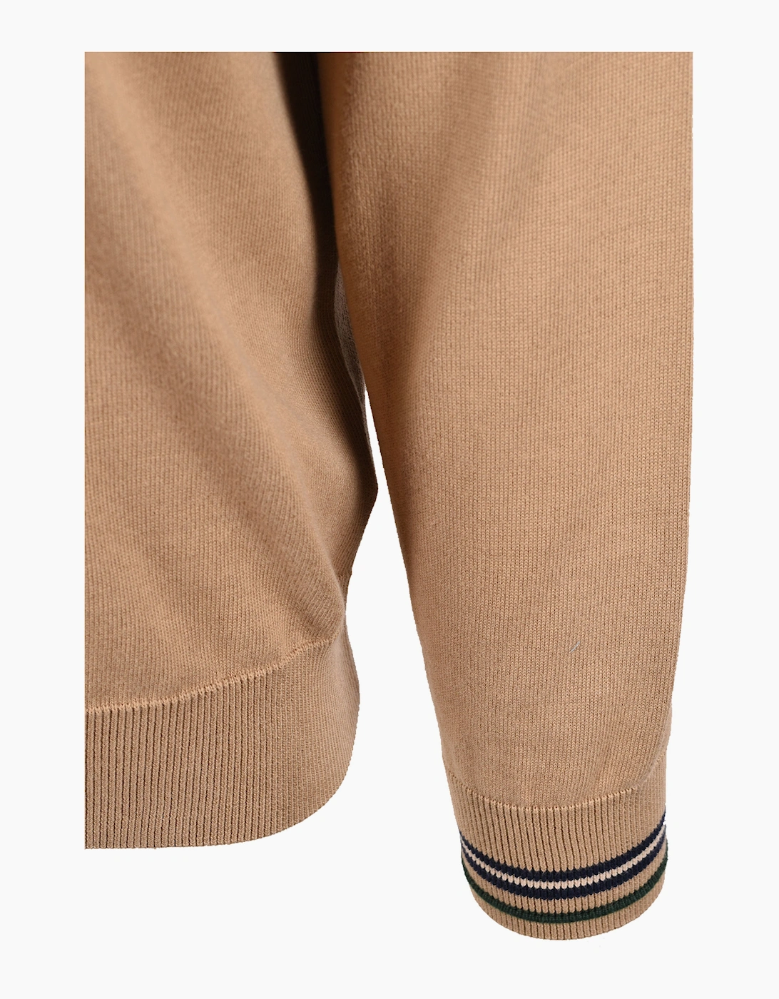 LACOSTE CREW NECK KNITWEAR BEIGE