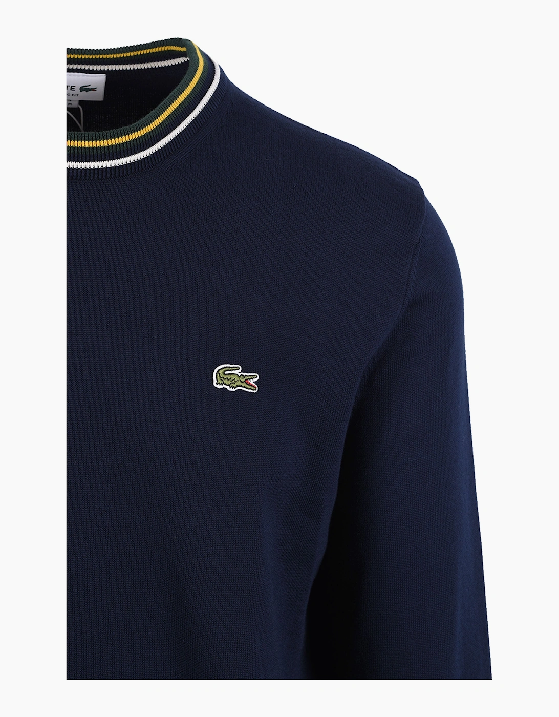 LACOSTE CREW NECK KNITWEAR NAVY