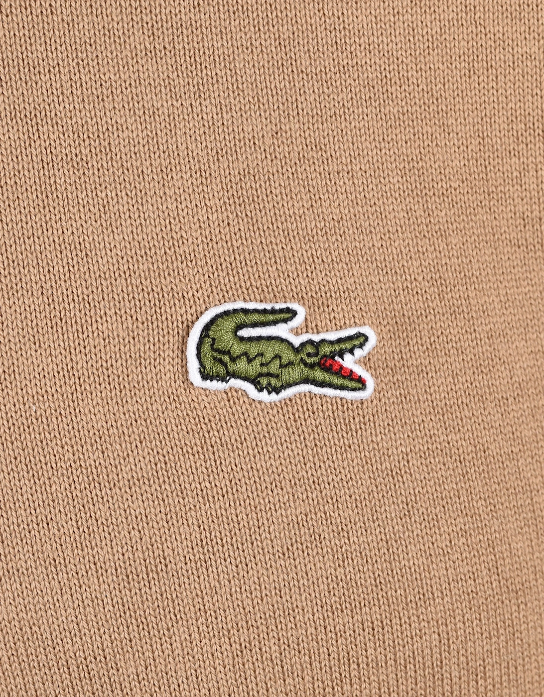 LACOSTE CREW NECK KNITWEAR BEIGE
