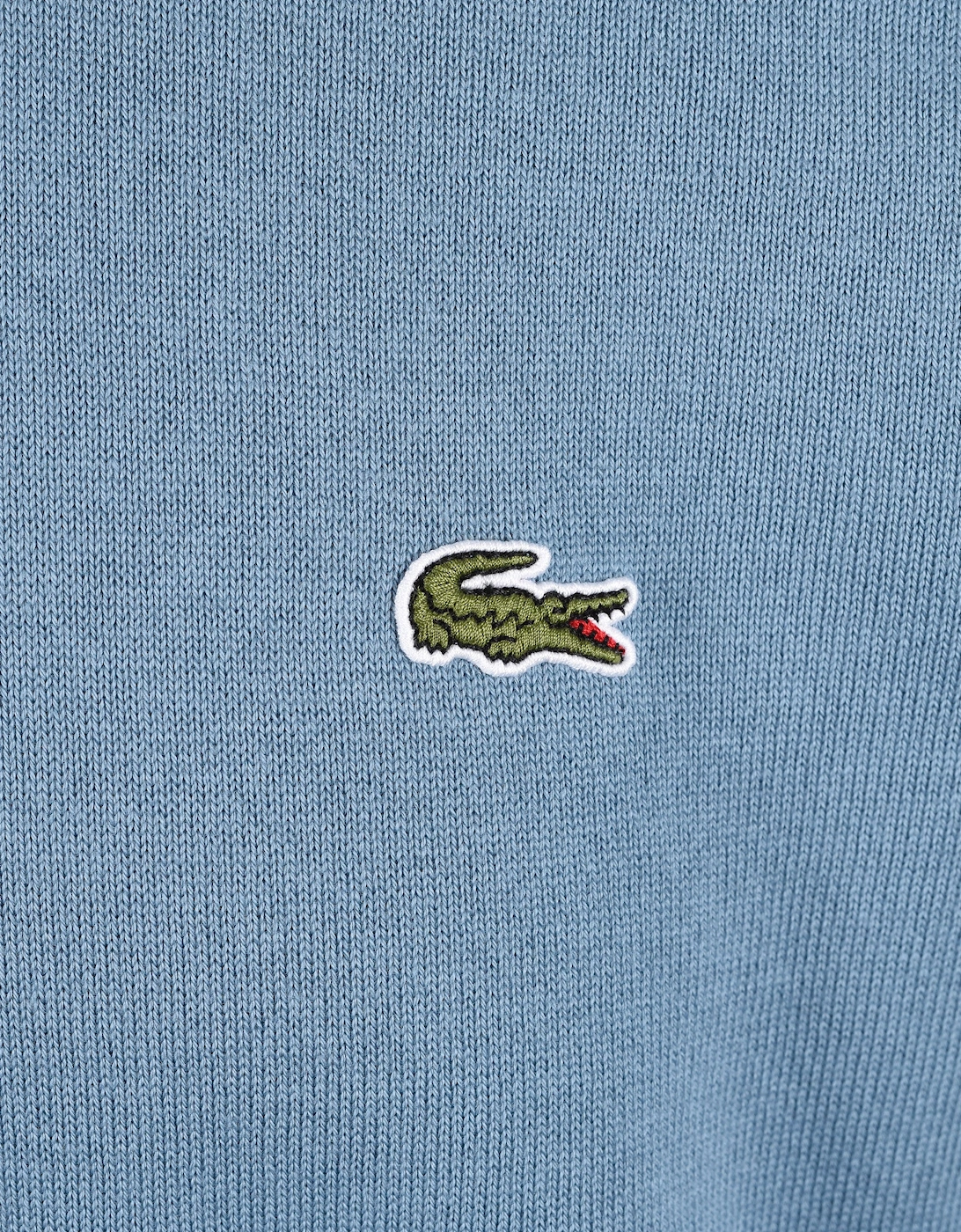 LACOSTE CREW NECK KNITWEAR BLUE
