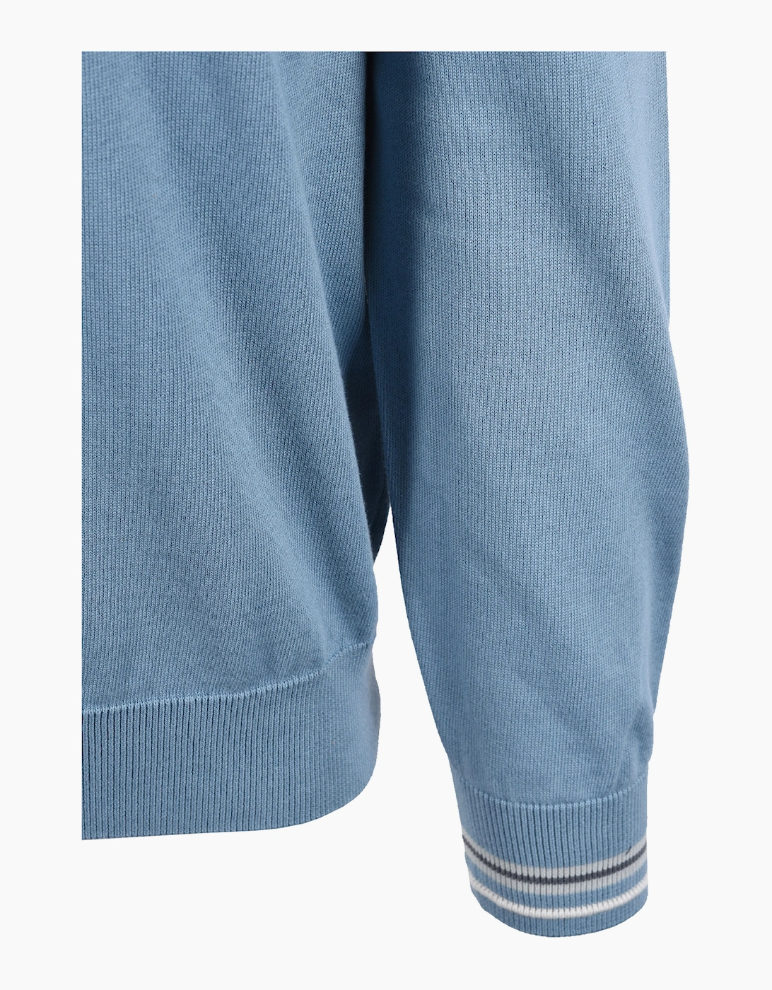 LACOSTE CREW NECK KNITWEAR BLUE