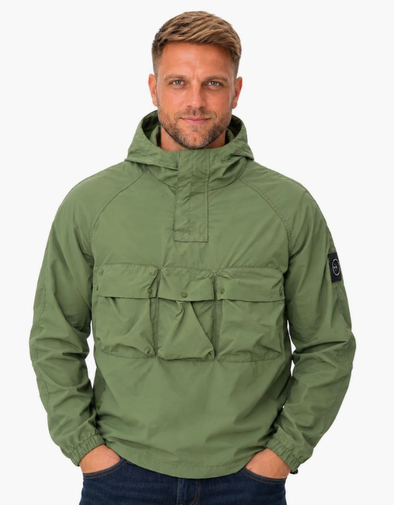 Marshall Artist Sefton 1/4 Zip Jacket Khaki