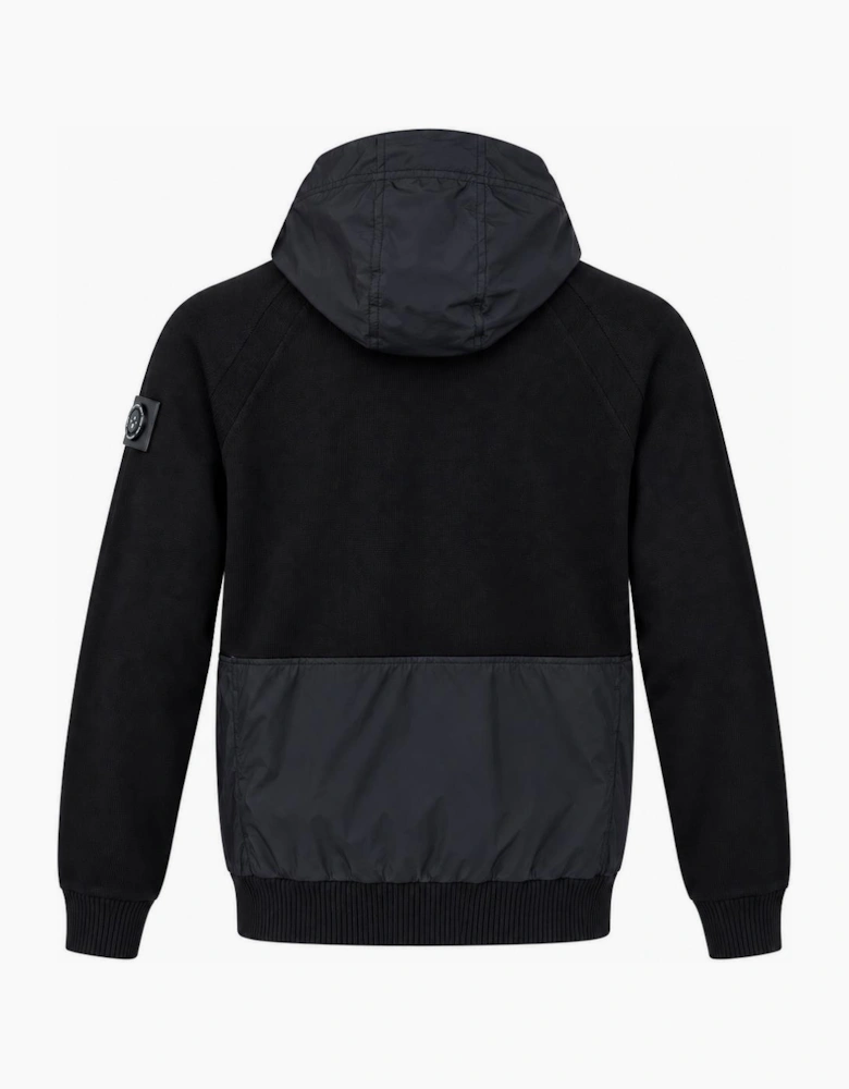 Marshall Artist Newbury Hybrid Knitted Hoodie Black