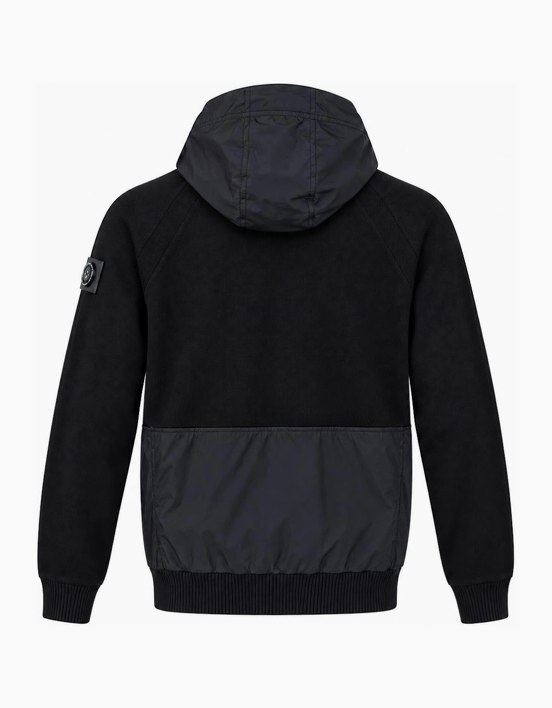 Marshall Artist Newbury Hybrid Knitted Hoodie Black