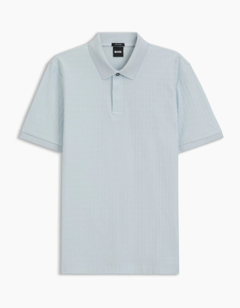BOSS Black H Parlay 321 Polo Shirt 499 Open Blue