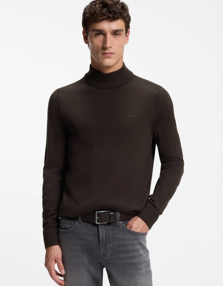 BOSS Orange Avac M 1 Sweater 207 Dark Brown