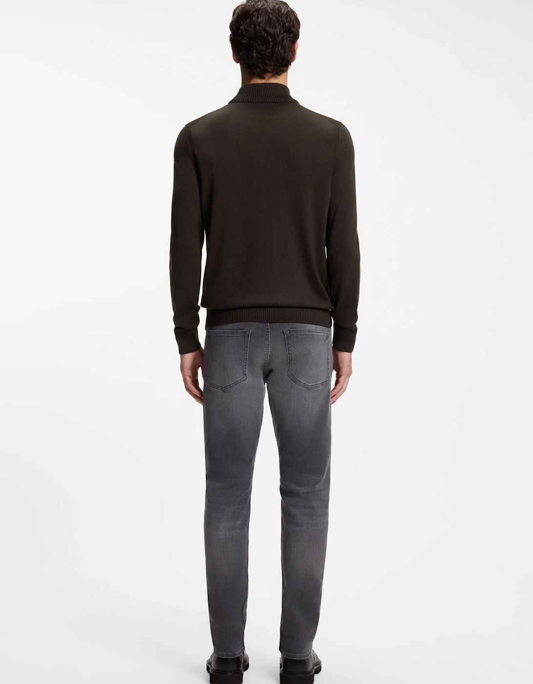 BOSS Orange Avac M 1 Sweater 207 Dark Brown
