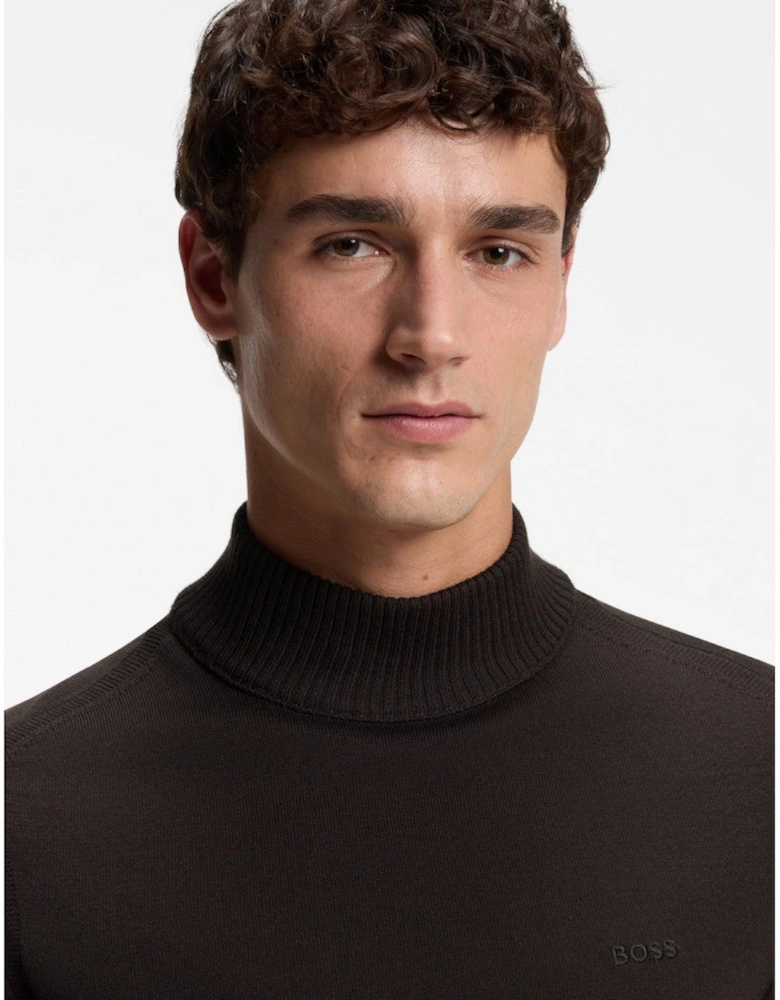BOSS Orange Avac M 1 Sweater 207 Dark Brown