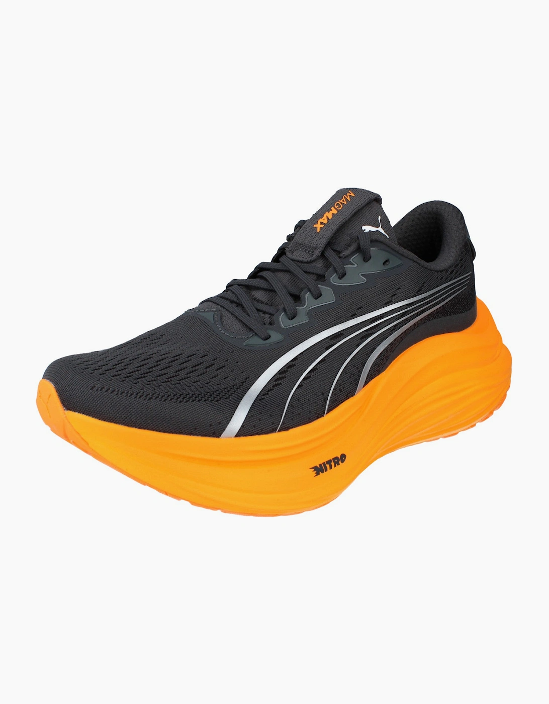 Men's Puma Magmax Nitro Mens Running Trainers 310088 Shoes  14 - Black - Size: 10