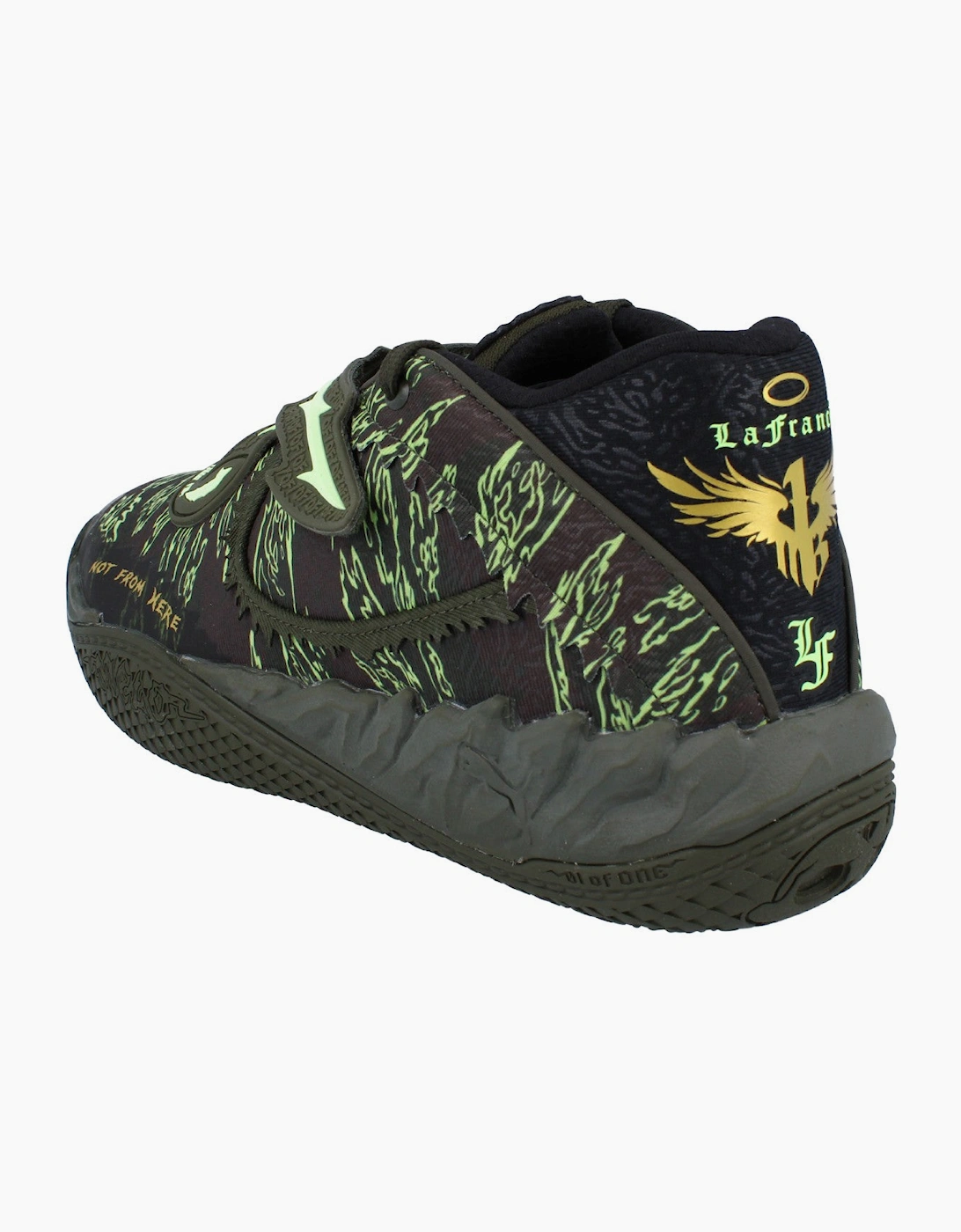 Puma Mb.05 Camo La Melo Ball Mens Basketball Trainers 312795  01