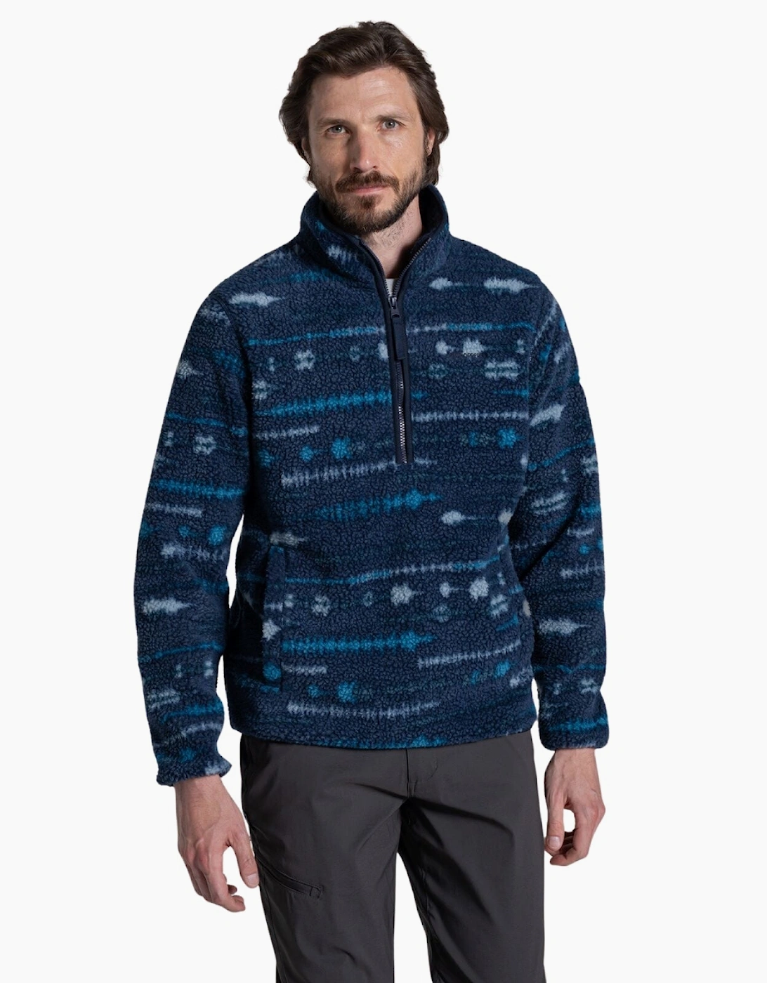 Craghoppers Mens Rawthey Borg Half Zip Fleece