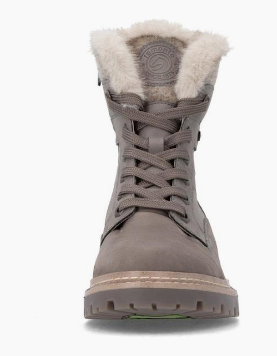 Remonte D0B81-42 ladies waterproof boot in Grey Combi