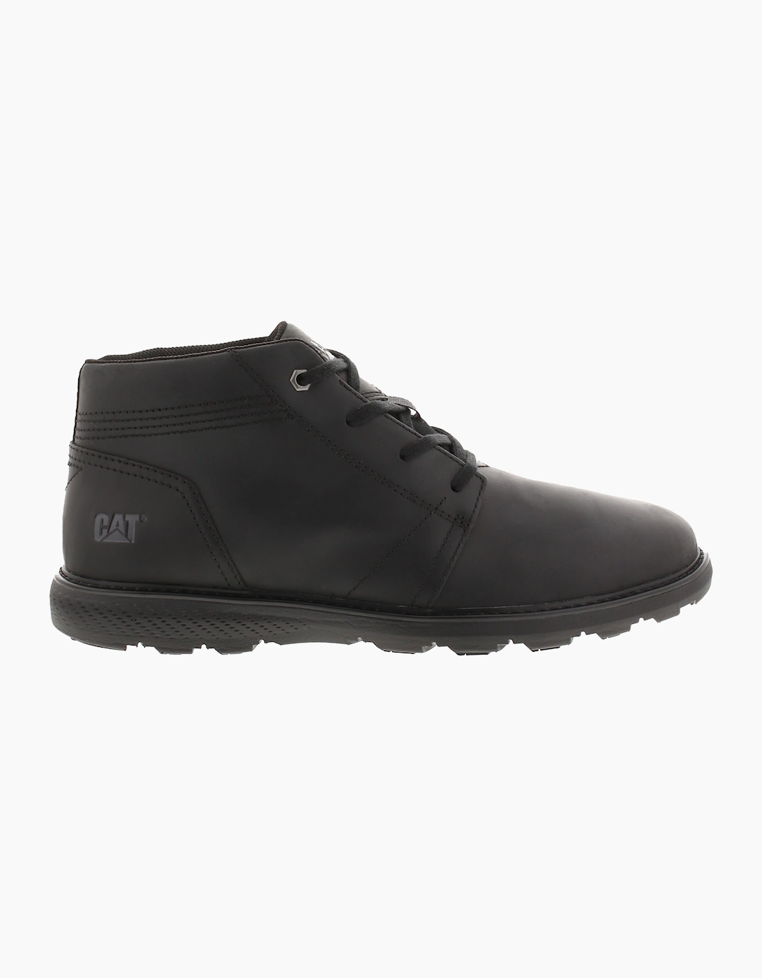 Caterpillar Mens Smart Boots Trey 2.0 Leather Lace Up black UK Size