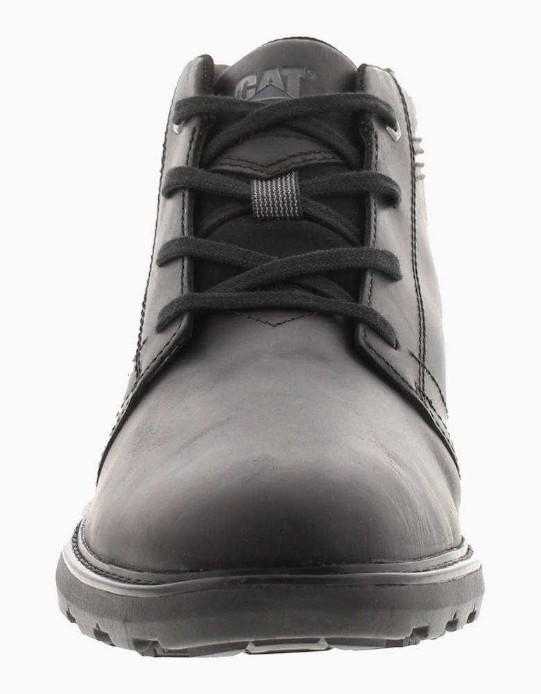 Caterpillar Mens Smart Boots Trey 2.0 Leather Lace Up black UK Size