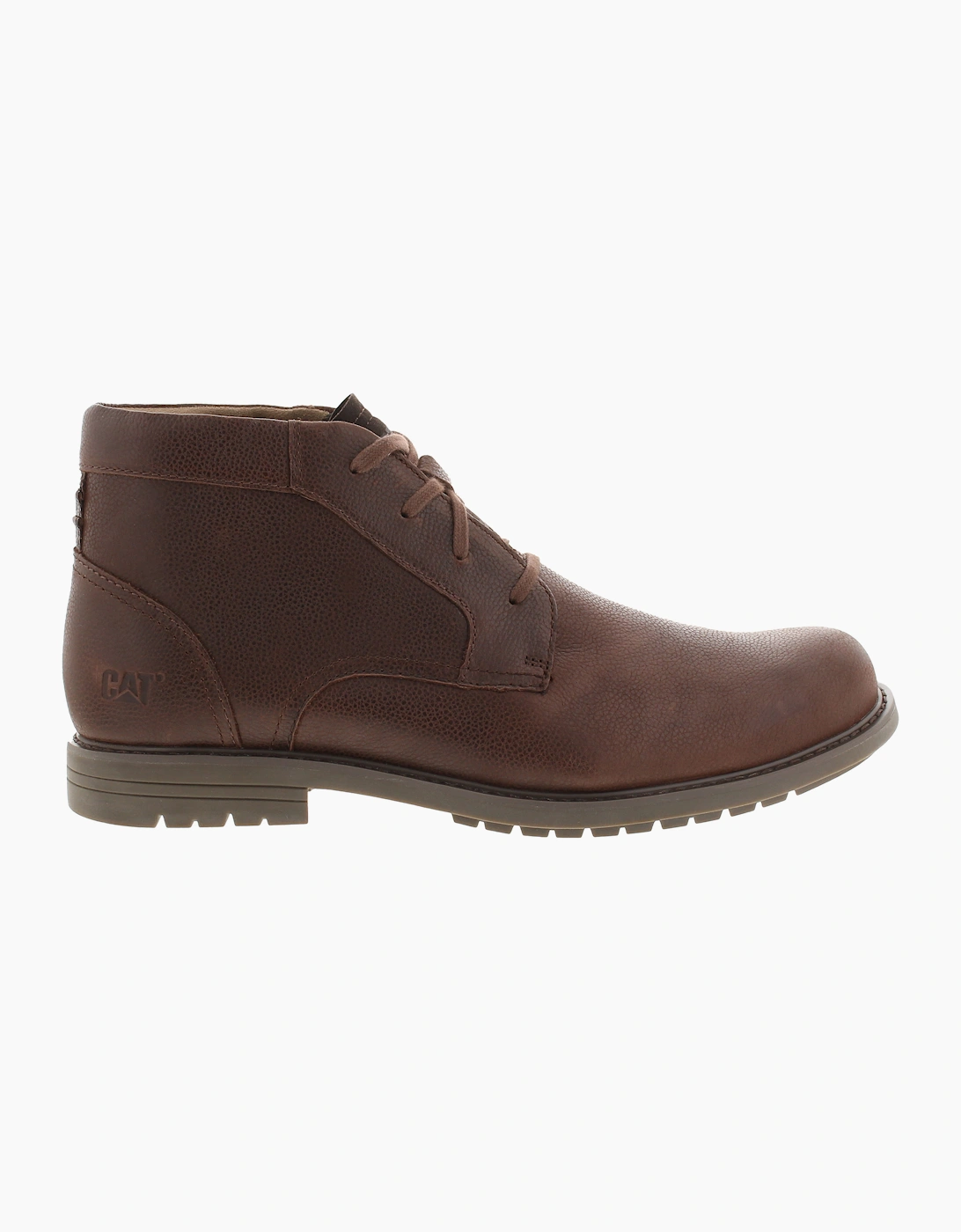 Caterpillar Mens Smart Boots Brock Leather Lace Up brown UK Size