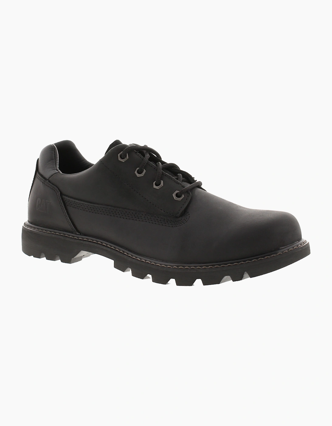 Caterpillar Mens Smart Shoes Colorado 2.0 Low Leather Lace Up black UK Size