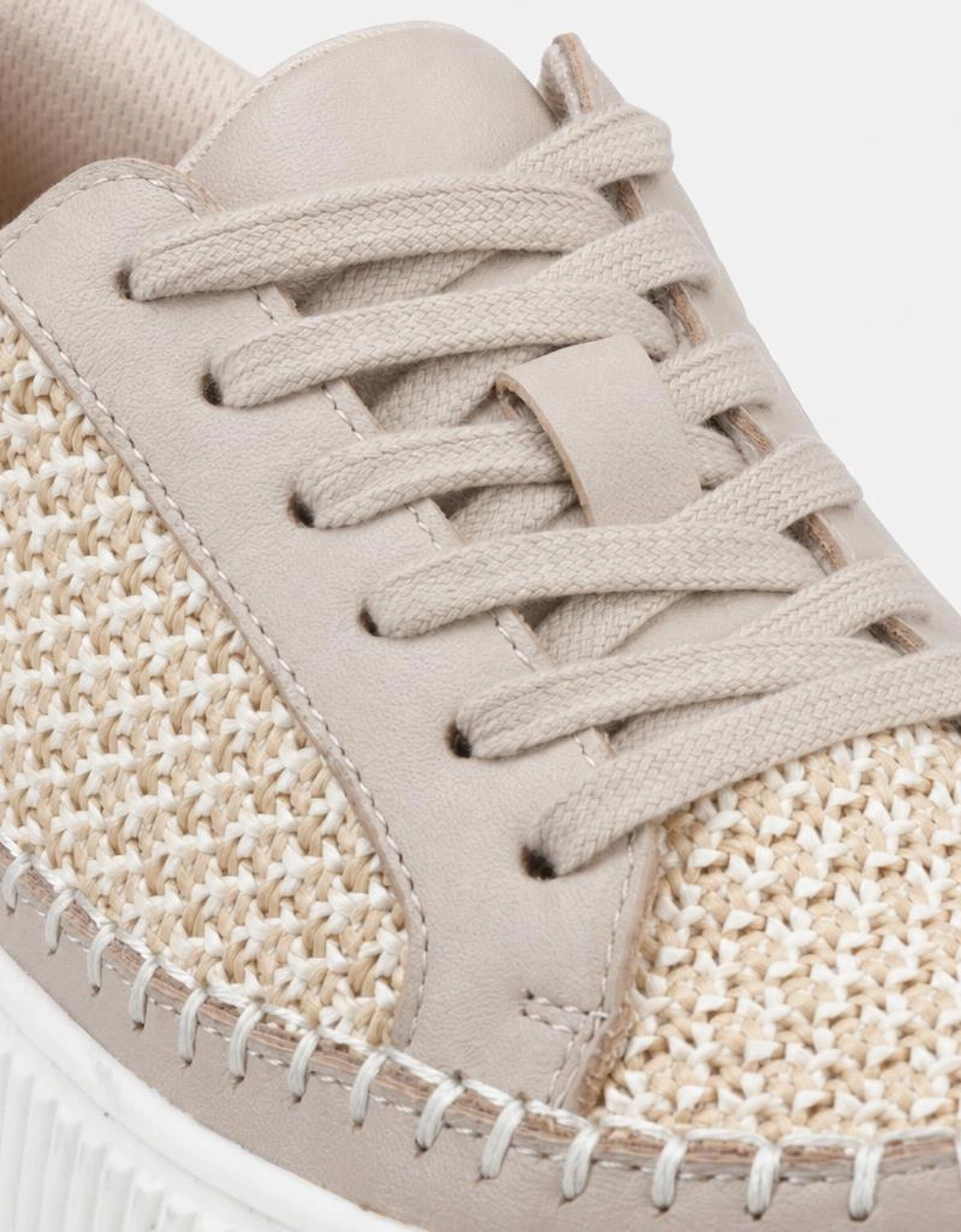 Hush Puppies HAISLEY Womens Casual Trainers Taupe