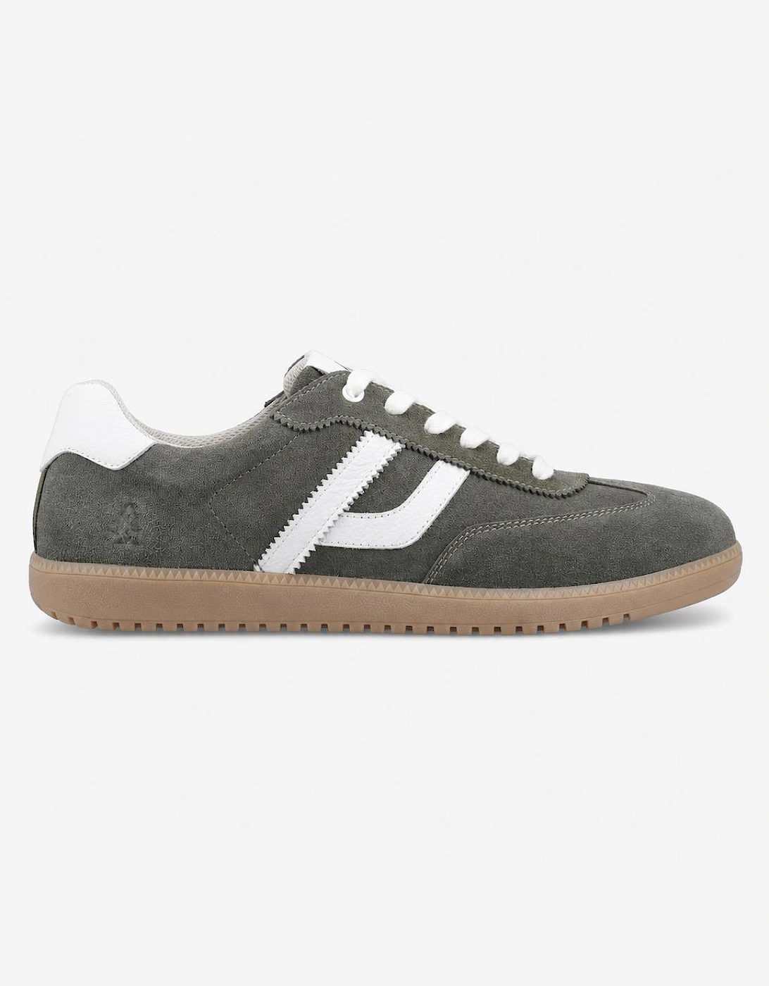 Men's Hush Puppies BEAU Mens Casual Trainers Green - Size: 11