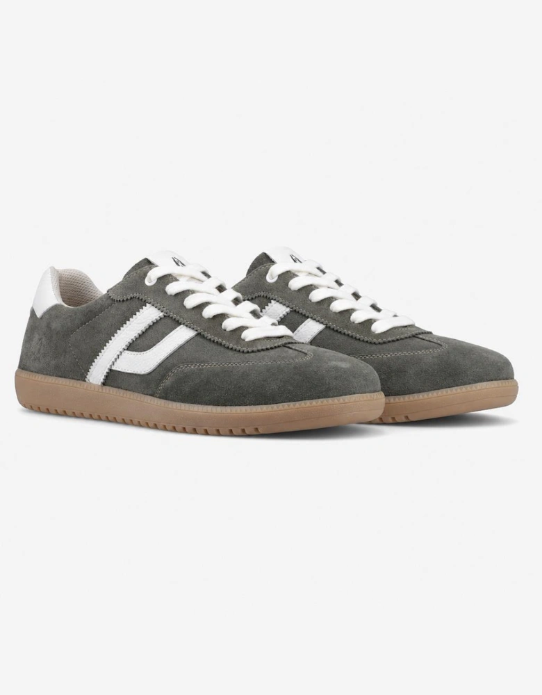 Hush Puppies BEAU Mens Casual Trainers Green