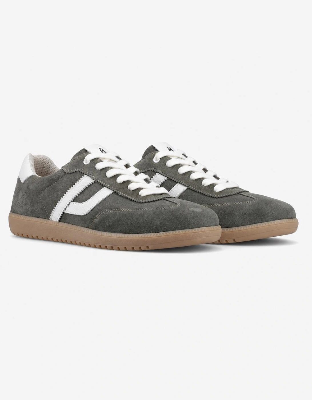 Hush Puppies BEAU Mens Casual Trainers Green