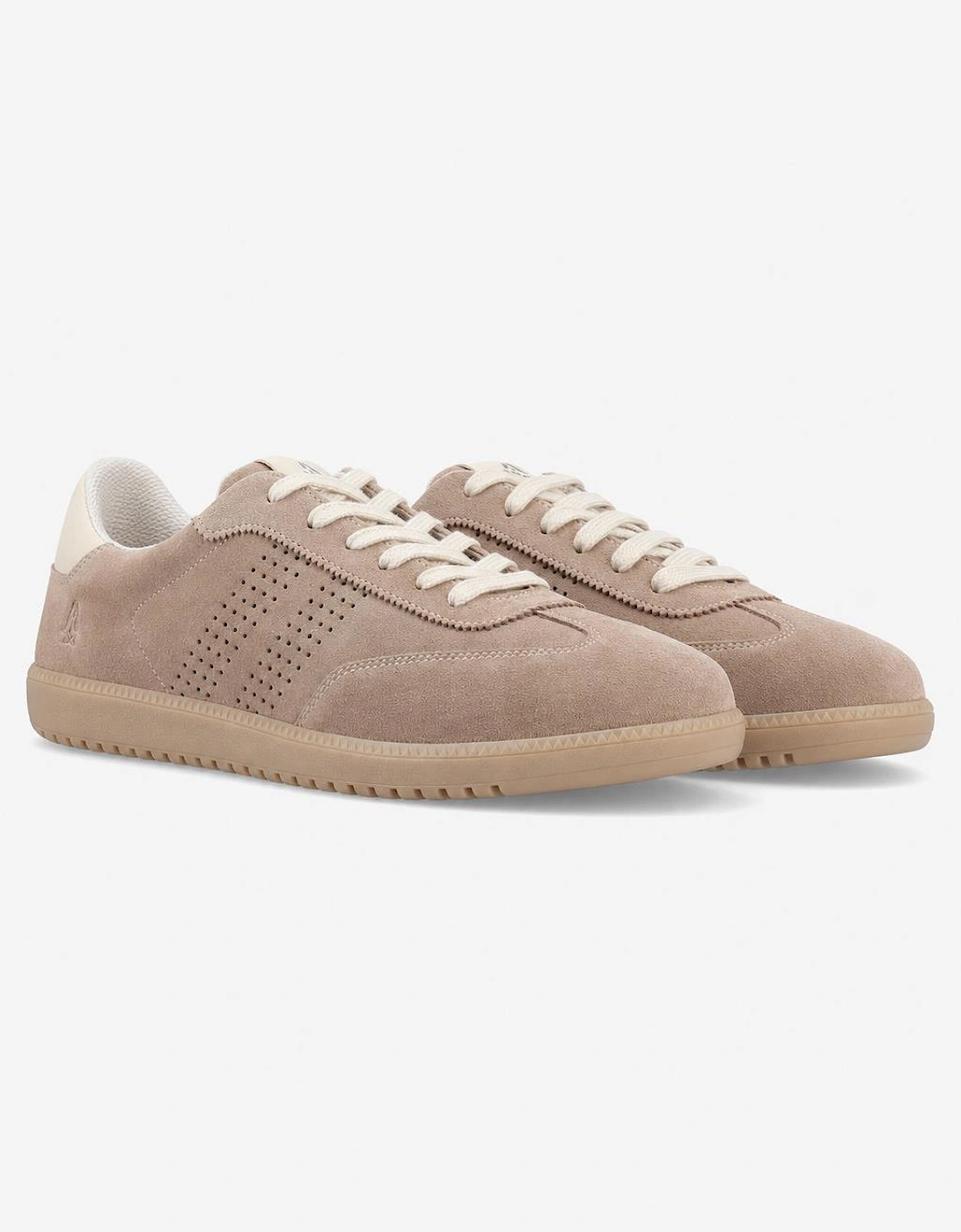 Hush Puppies BECKETT Mens Casual Trainers Beige
