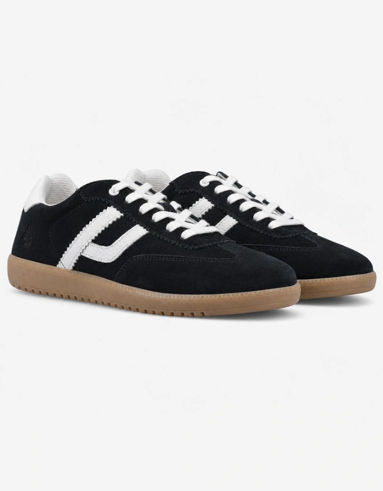 Hush Puppies BEAU Mens Casual Trainers Black