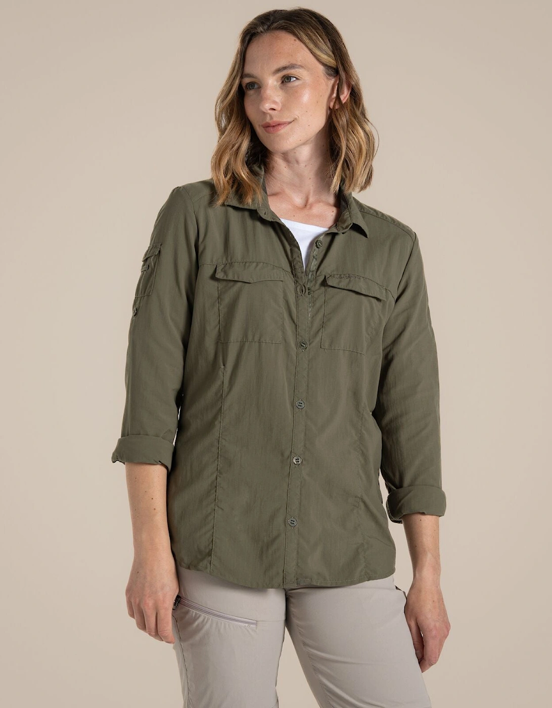 Craghoppers Womens NosiLife Adventure 3 Long Sleeve Shirt