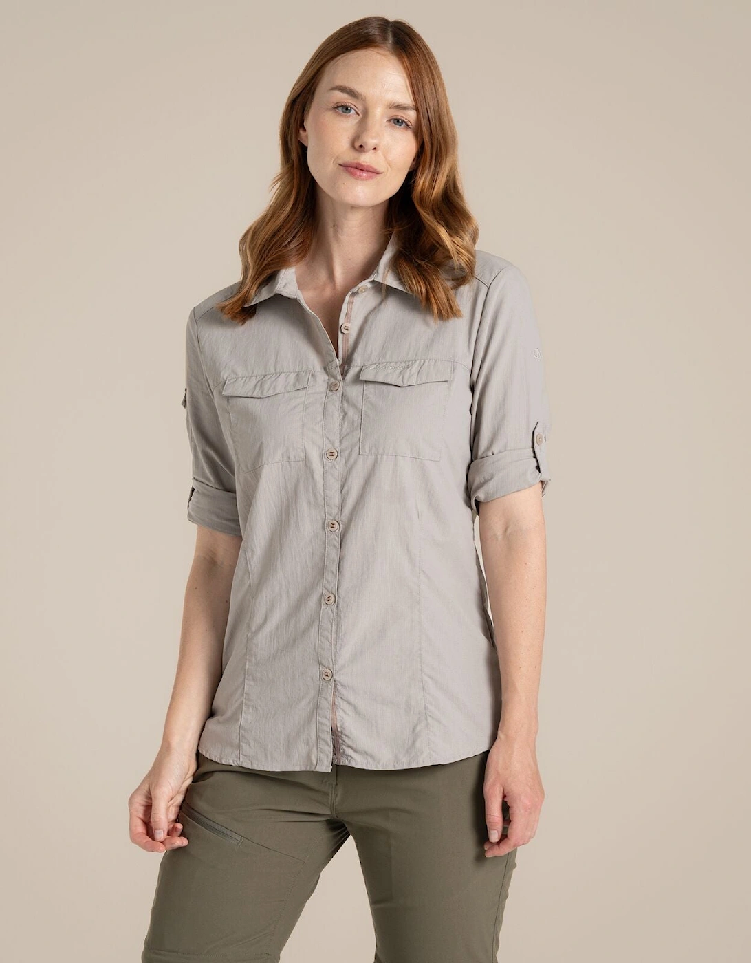 Craghoppers Womens NosiLife Adventure 3 Long Sleeve Shirt