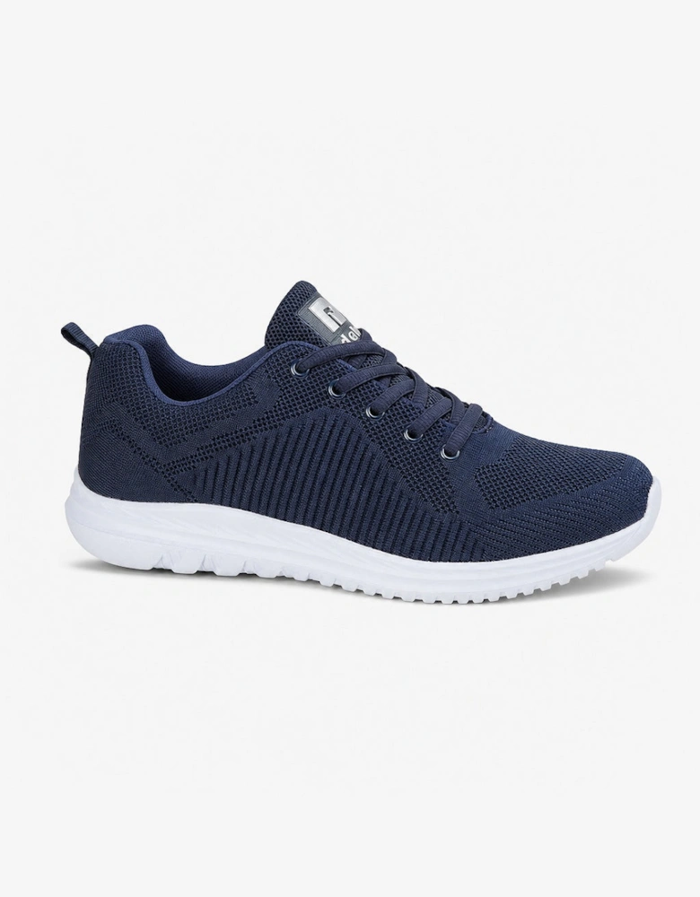 DEK FREEWAY Unisex Mesh Lace Up Trainers Navy