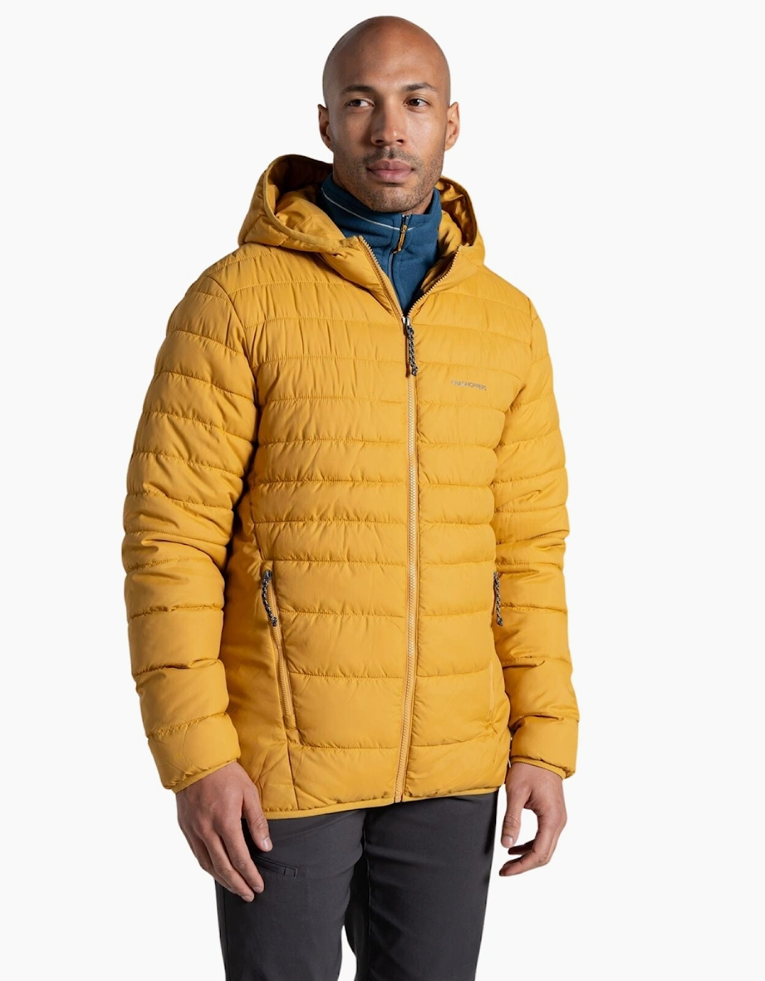 Craghoppers Men's Yellow Compresslite Ix Hooded Insulating Jacket Size: S - Image 3