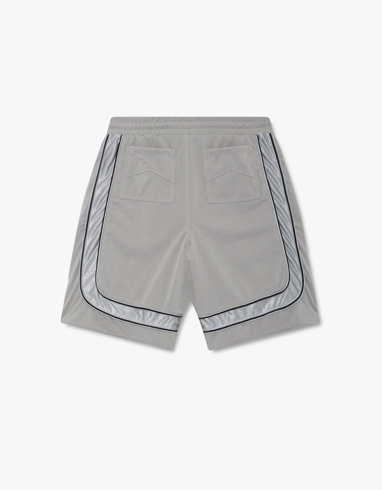 Baggy Mesh Collegiate Shorts Grey