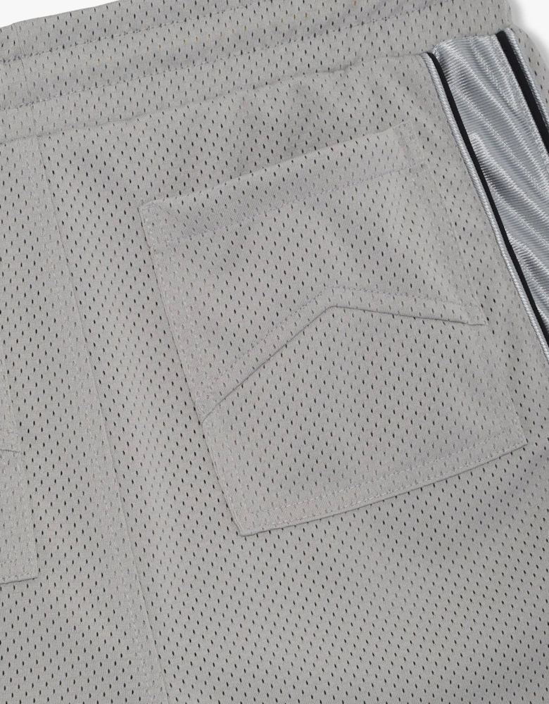 Baggy Mesh Collegiate Shorts Grey