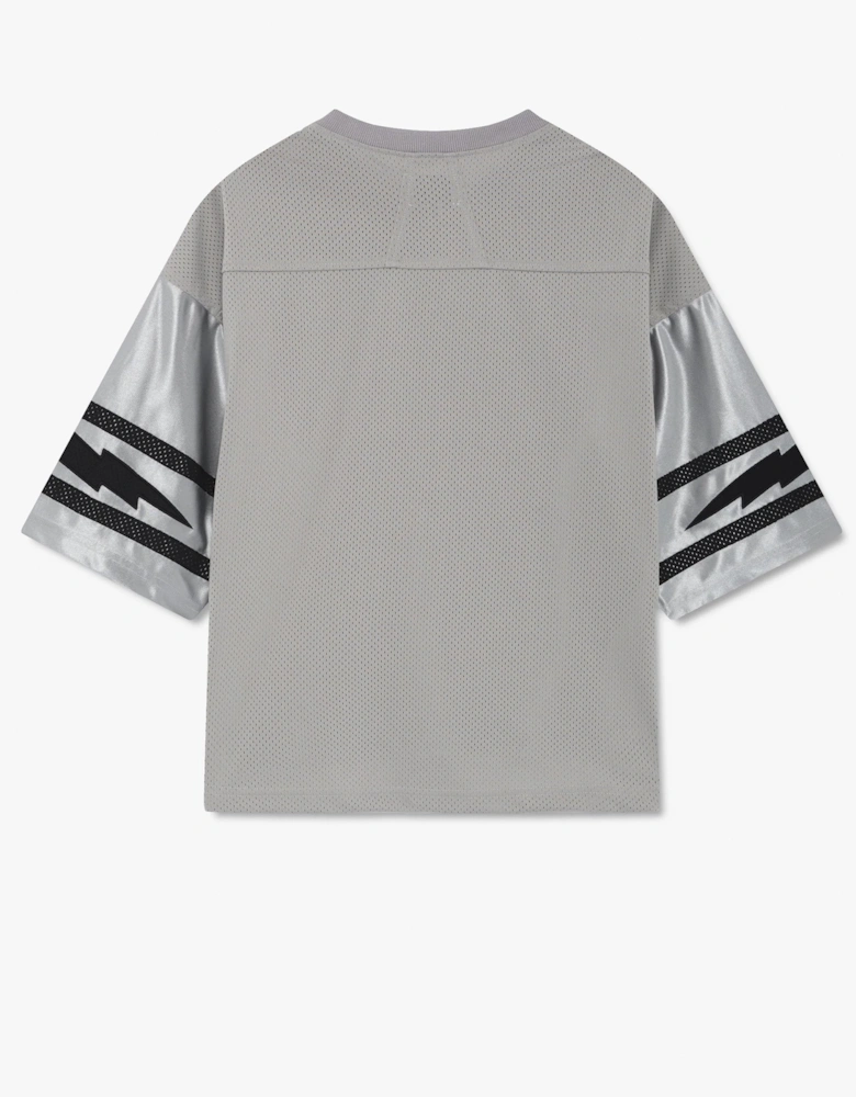 Lightning Football Jersey Tee Grey