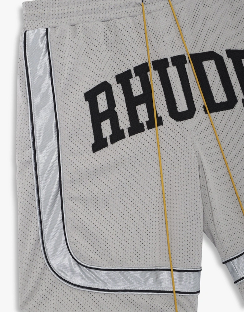 Baggy Mesh Collegiate Shorts Grey