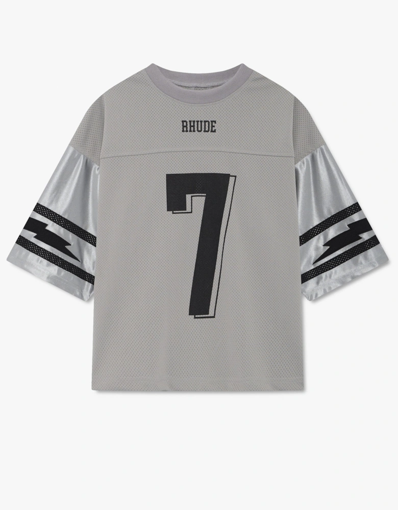 Lightning Football Jersey Tee Grey